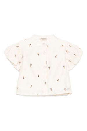 blusa in cotone bianco DONSJE KIDS | 409540200003